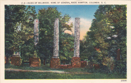 South Carolina Columbia Ruins Of Millwood Home Of General Wade Hamton - Columbia