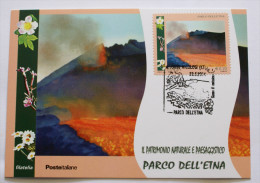 ITALY 2014 - PARCO DELL'ETNA , OFFICIAL MAXICARD, TOURISTIC SET - 2011-20: Mint/hinged