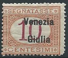 1918 VENEZIA GIULIA SEGNATASSE 10 CENT MNH ** - ED521 - Vénétie Julienne