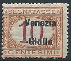 1918 VENEZIA GIULIA SEGNATASSE 10 CENT MNH ** - ED521 - Venezia Giulia