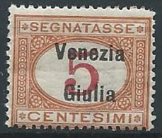 1918 VENEZIA GIULIA SEGNATASSE 5 CENT MNH ** - ED522-2 - Venezia Giulia