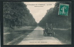 CHATEAUNEUF EN THYMERAIS - La Forêt - Route De Dreux (animation Avec Automobile) - Châteauneuf