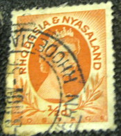 Rhodesia And Nyasaland 1954 Queen Elizabeth II 0.5d - Used - Rodesia & Nyasaland (1954-1963)