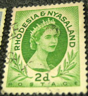 Rhodesia And Nyasaland 1954 Queen Elizabeth II 2d - Used - Rhodesia & Nyasaland (1954-1963)