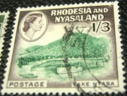 Rhodesia And Nyasaland 1959 Lake Nyasa 1s 3d - Used - Rhodesia & Nyasaland (1954-1963)