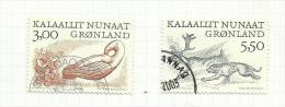 Groenland N°327, 328 Cote 3.30 Euros - Usati