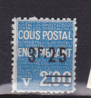 FRANCE COLIS POSTAL N°154  3F25 S 2F BLEU COLIS ENCOMBRANT NEUF SANS CHARNIERE - Mint/Hinged