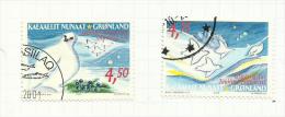 Groenland N°353, 354 Cote 3.50 Euros - Usados