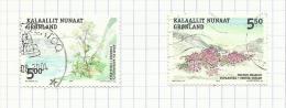 Groenland N°395, 396 Cote 5.60 Euros - Used Stamps