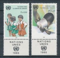 UN Geneva 1985 Michel # 135-136, With Lables, MNH (**) - Neufs