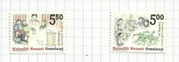 Groenland N°407, 408 Cote 3.30 Euros - Unused Stamps