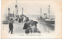 DIEPPE - Entrée Du Steamer "France" - Voiliers