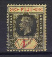 W592 - FIJI 1923 , 3 P.  Yvert N. 90 Usato - Fiji (...-1970)