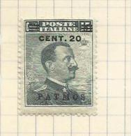 Egée Patmo N°5  Cote 11 Euros - Aegean (Patmo)