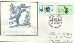 AUSTRALIE.Le Baromètre Anéroïde, Timbres De L´Antarctique Australien, Sur Lettre, Oblitérations Pingouins - Sonstige & Ohne Zuordnung