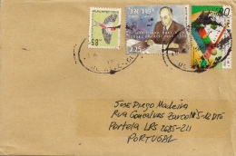 Israel Cover To Portugal - Cartas & Documentos