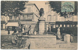 MONTIVILLIERS - La Fontaine Et Le Tramway - Montivilliers