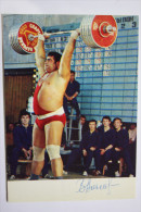 Postcard Vasiliy Alekseev Zasludenniy Master Sporta SSSR Po Tyageloy Atletiki 1972 - WEIGHTLIFTING - Pesistica