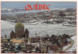 Winter Scene - In The Background: City Of Levis.     Quebec    Canada   # 03331 - Levis