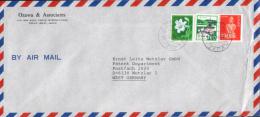 Japan - Umschlag Echt Gelaufen / Cover Used (t302) - Cartas & Documentos