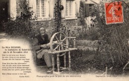 SAINT-SATUR LA MERE SUZANNE NEE LE 26/11/1812 PHOTOGRAPHIE PRISE LE JOUR DE SON ANNIVERSAIRE  TEXTE EMILE FIOU - Saint-Satur