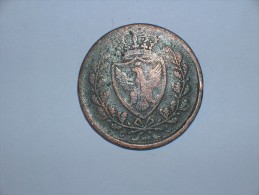 Cerdeña 5 Centessimi 1826 Genova P (5346) - Italian Piedmont-Sardinia-Savoie