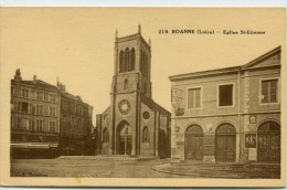 CPA 42 ROANNE EGLISE ST ETIENNE - Roanne