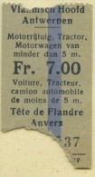 BILLETE DE GAVINAS (MOUETTES) DE ANVERS // 1929 // (REF 262) - Europe