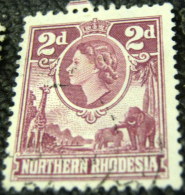 Northern Rhodesia 1953 Queen Elizabeth II 2d - Used - Rodesia Del Norte (...-1963)
