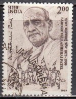 India Used 1997,  Sardar Vallabhbhai Patel, Freedom Fighter, Flag  (Sample Imgae) - Gebruikt