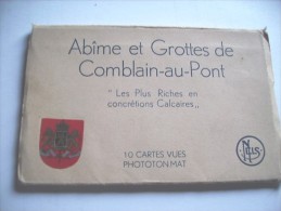België Belgique Luik Liège  Comblain-au-Pont Mapje Livre Carnet   Boekje Met 9  Afscheurbare Aanzichtkaarten Oud - Comblain-au-Pont