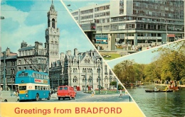 CPSM Greetings From Bradford  L1644 - Bradford