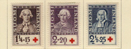 Finlande (1935)  - "Croix-Rouge. Savants" Neufs* - Unused Stamps