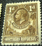 Northern Rhodesia 1925 King George V 1d - Used - Rodesia Del Norte (...-1963)