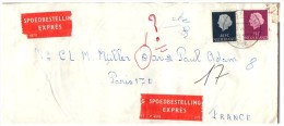 LETTRE EXPRES PAYS BAS 1966, MAASTRICH Pour PARIS /650 - Cartas & Documentos