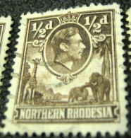 Northern Rhodesia 1938 King George VI 0.5d - Used - Nordrhodesien (...-1963)