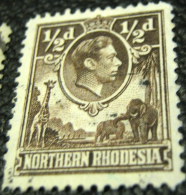 Northern Rhodesia 1938 King George VI 0.5d - Used - Rodesia Del Norte (...-1963)
