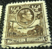 Northern Rhodesia 1938 King George VI 0.5d - Used - Rodesia Del Norte (...-1963)