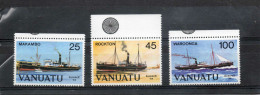 VANUATU :Bateaux : Mokambo, Rockton, Warooga - Transport - "Ausipex 84" Exposition Philatélique à Melbourne - - Vanuatu (1980-...)