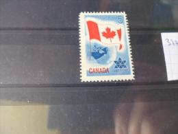 TIMBRE   De CANADA  YVERT N° 377* - Unused Stamps