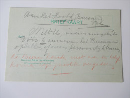 Briefkaart Kriegsgefangenenpost ?!? Leiden - Hoofdbureau.... 12. Oct. 1914 Z.O.Z (?) - Briefe U. Dokumente