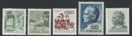 Yugoslavia: Definitive 1978, Complete Overprint Set!! MNH (**) - Unused Stamps