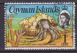 Cayman Islands 1974 Mi. 330 X     1 C Hermit Crab And Pirate Treasure Koralle - Kaimaninseln