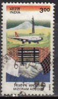 India Used 1999, Mizoram Accord., Peace Agrement, Dove Bdird, Hand, Airplane (sample Image) - Used Stamps
