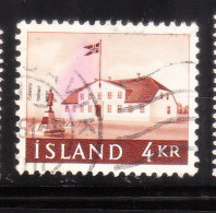 Iceland 1958 Old Icelandic Government Building Used - Used Stamps