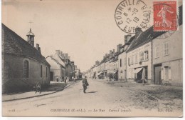 COURVILLE  LA RUE CARNOT  En 1919 - Courville