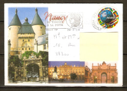 FRANCE   -  1998   -   Porte  /  Place Stanislas  /   Foot   /   Cérès  /  Nancy  RP. - Briefe U. Dokumente