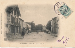 ( CPA 63 )  LEZOUX  /  Avenue De La Gare  -  Carte 1900  - - Lezoux