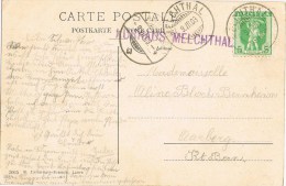 9011. Postal MELCHTAL (Suisse) 1903. Lineaire Kurhaus Melchtal - Briefe U. Dokumente