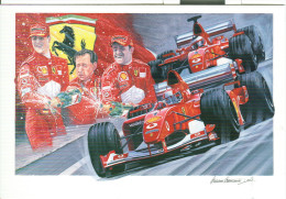 FERRARI TEAM, SCHUMACHER, TODT, BARRICHELLO, TRIONFO DEL 2002, N/V, FOTO CREMONINI,  N/V - Autosport - F1